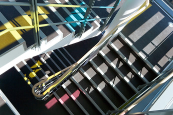 Interior architecture, stair well