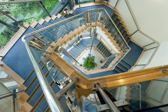 Interior architecture, stair well